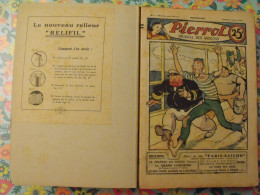 Pierrot Reliure De 52 N° De 1934. N°1 à 52.  Pitche, Costo Marijac Jeanjean Aviation Le Rallic Dot Bourdin Cuvillier - Pierrot