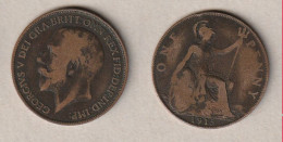 01925) Grossbritannien, 1 Penny 1915, George V - Otros & Sin Clasificación