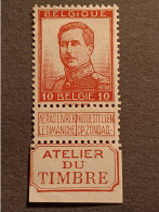 N 118 * MH + Bladrand " ATELIER Du TIMBRES " - 1912 Pellens