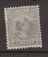 1891 MH/* Nederland NVPH 42 - Unused Stamps