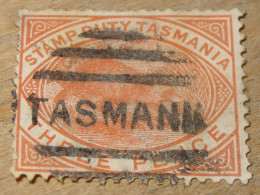 TASMANIA, 1880, Stamp Duty, Three Pence , Oblitéré ................ CL1-18-6b - Usados