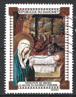 DAHOMEY. PA 149 Oblitéré De 1971. L'Adoration Des Bergers. - Madonnas
