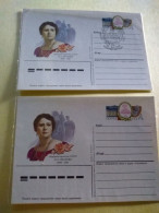 Ussr.(2) Pstat Card Unused& Pict Pmk 1986..opera Singer.nad.obykhova.e7 Reg Post Conmems 1 Or 2 Pieces - Zangers