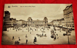 BRUXELLES -  Gare Du Nord Et Place Rogier - Spoorwegen, Stations