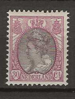 1899 MH/* Netherlands NVPH 72 - Neufs