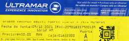 Ticket Billet Billet -- Puerto Suarez - Isla Mujeres - Mexico - Ultramar - Welt