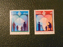 NATIONS-UNIES VIENNE YT180/181 ANNEE INTERNATIONALE DE LA FAMILLE** - Unused Stamps