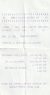 Bank Statement By ATM - Extracto Bancario Por Cajero Automático - Banco Bilbao Vicaya. BBV - 1999 - Spanje