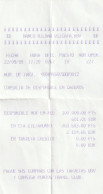 Bank Statement By ATM - Extracto Bancario Por Cajero Automático - Banco Bilbao Vicaya. BBV - 1999 - España