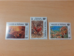 TIMBRES  WALLIS-ET-FUTUNA      N  502  A  504   COTE  2,40  EUROS   NEUFS  SANS   CHARNIERES - Nuevos