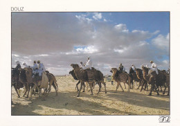 Tunisie -- DOUZ -- Pendant Le Festival  (très Animée, Chameaux ) - Tunisia