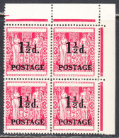 New Zealand 1948 Mint No Hinge, Block, Sc# 273, SG , Mi - Unused Stamps