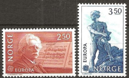 Norge Norway 1983 Europa: Great Works Of Human Genius, Edvard Grieg, Gustav Vigeland  Mi 885 - 886, MNH(**) - Nuevos