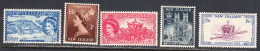 New Zealand 1953 Coronation, Mint No Hinge, Sc# 280-284, SG 714-718, Mi - Nuevos