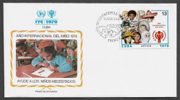 CUBA FDC COVER - 1979 International Year Of The Child SET FDC (FDC79#07) - Lettres & Documents