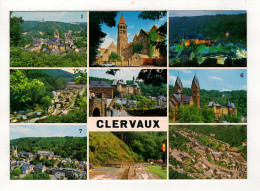 CLERVAUX - Vue Générale - Abbaye - Château - Illumination - Camping - Eglise Paroissiale - Mini-Golf. - Clervaux