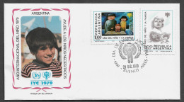 ARGENTINA FDC COVER - 1979 International Year Of The Child SET FDC (FDC79#07) - Lettres & Documents