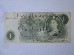 England 1 Pound 1970-1977 Sign.J.Page Banknote - 1 Pond