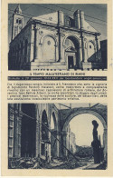 World War II - RSI Anti-Anglo-American Propaganda - Bombing Of The Rimini Temple On 29/01/1944 - Rarely (2 Images) - Guerra 1939-45