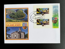 GERMANY 2007 FDC SAARLAND BOOKLET STAMPS 01-03-2007 DUITSLAND DEUTSCHLAND BUNDESLAND SAARLAND MH 67 - 2001-2010