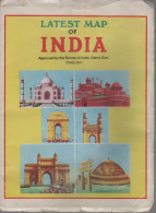 Mappa Dell'India Ottimamente Conservata - 1982 - Latest Map Of INDIA - Perfetta - Wegenkaarten