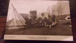 Santé - Guerre 1914 - Ambulance De La Croix Rouge Canadienne - Canadian Red Cross In France (Canadian Women's) - Croix-Rouge