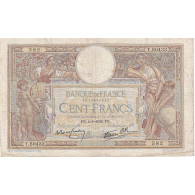 France, 100 Francs, Luc Olivier Merson, 1938, Y.60433, TB, Fayette:25.12, KM:78c - 100 F 1908-1939 ''Luc Olivier Merson''