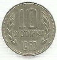 Bulgaria - 10 Stotinki 1962 - Bulgarie