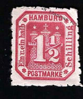 1866 Hamburg Arms  Michel DE-HH 21 Stamp Number DE-HH 25 Yvert Et Tellier DE-HH 23 Stanley Gibbons DE-HH 45 Used - Hamburg (Amburgo)