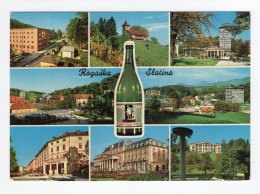 1972. YUGOSLAVIA,SLOVENIA,ROGASKA SLATINA,MINERAL WATER,MULTI VIEW POSTCARD,USED TO BELGRADE - Yougoslavie