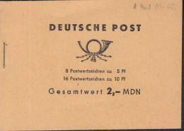 DDR  Markenheftchen 4 B 1f, Postfrisch **, Ulbricht, 1966 - Carnets