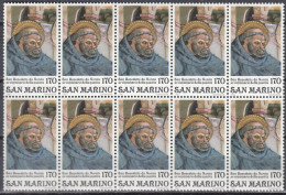 SAN MARINO 1205, 10erEinheit, Postfrisch **, HI. Benedikt Von Nursia (480-543), Ordensgründer, 1980 - Neufs