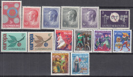 LUXEMBURG  Jahrgang 1965, Postfrisch **, 709-722 Komplett - Años Completos