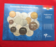 Netherlands 5 10 25 Cent 1 2,50 5 Gulden 2001 Blister Holanda Hollande Nederland Olanda  Pays-Bas UNC ºº - Andere & Zonder Classificatie