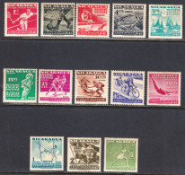 Nicaragua 1948 Mint Mounted, Full Set, Sc# ,SG - Nicaragua