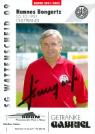 Autogramm AK Hannes Hans Bongartz SG Wattenscheid 09 01-02 Duisdorf FC Schalke 04 Duisburg Bochum Fußball - Autographes