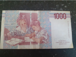 ITALIE - Billet De 1000 LIRE - 1.000 Lire