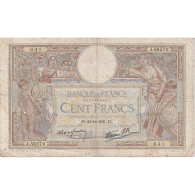 France, 100 Francs, Luc Olivier Merson, 1937, J.56579, TB, Fayette:25.6, KM:86b - 100 F 1908-1939 ''Luc Olivier Merson''