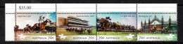 Australia 2014 Racecourses - Horseracing  Set As Corner Strip Of 4 MNH - Neufs