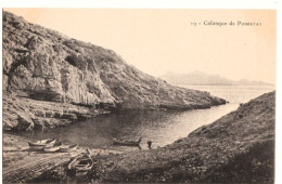 CPA-BOUCHES DU RHONE- N°19- CALANQUE DE PODESTAT -Animée-Pêcheur - NON CIRCULEE - Sonstige & Ohne Zuordnung