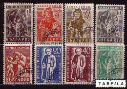 BULGARIA - 1946 - 1947 - Assistance A L'enfance ( Secours D'hiver) - Mi 574/81 Used - Used Stamps