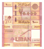 LEBANON 20000 LIVRES 2019 P-93c UNC - Libanon