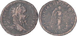 ROME - As - SEPTIME SEVERE - VICTORIAE BRITTANNICAE - 210-211 AD - TRES RARE - RIC.837a - 17-036 - The Severans (193 AD To 235 AD)