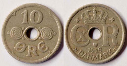 Dänemark/Denmark 10 Oere 1929 Christian X.    (r761 - Denmark