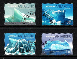 Australian Antarctic 2011 Icebergs  Set Of 4 CTO - Usados