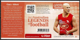 Australia 2012 Football Legends  Gary Ablett Mint Booklet - Postzegelboekjes