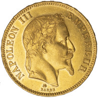 Second-Empire- 100 Francs Napoléon III Tête Laurée 1864 Paris - 100 Francs (oro)