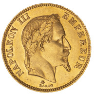 Second-Empire- 100 Francs Napoléon III Tête Laurée 1864 Paris - 100 Francs-or