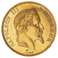 Second-Empire- 100 Francs Napoléon III Tête Laurée 1862 Paris - 100 Francs (oro)