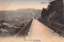 CHINE - Bowen Road - Hongkong - Colorisé - Carte Postale Ancienne - Cina (Hong Kong)